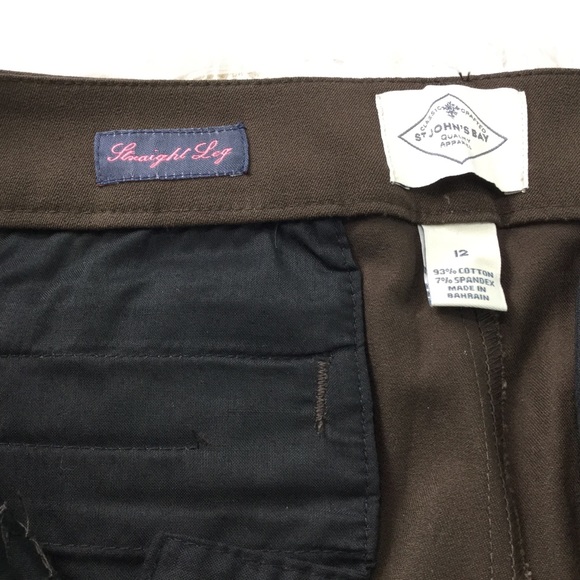 St. John's Bay - Classsic Fit Bronwn Pants - Picture 5 of 13
